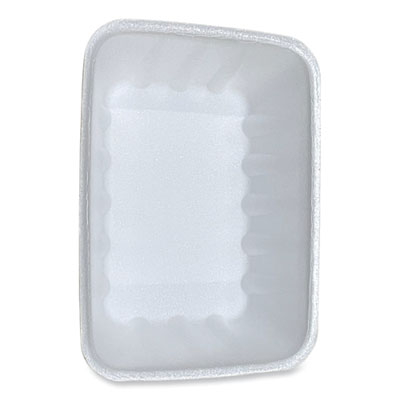 Meat Trays, #42K, 8.75 x 6.32 x 2.25, White, Foam, 252/Carto