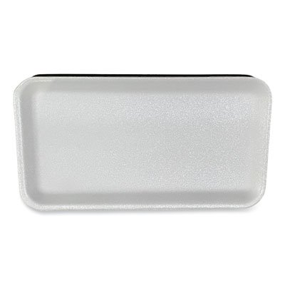 Meat Trays, #10S, 10.93 x 5.75 x 0.63, White, Foam, 500/Cart