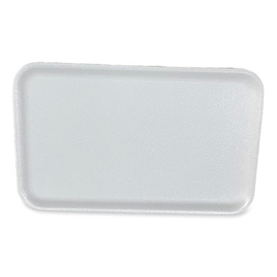 Meat Trays, #16S, 11.63 x 7.25 x 0.54, White, Foam, 250/Cart