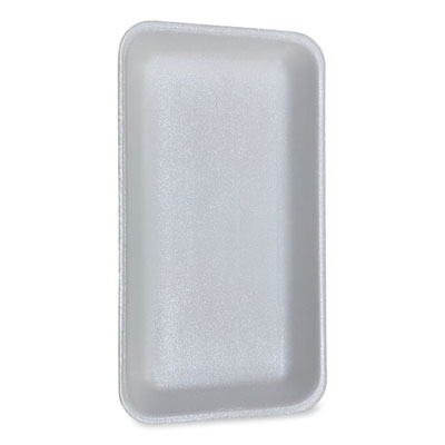 Meat Trays, #15P, 14.44 x 7.88 x 1.37, White, Foam, 200/Cart