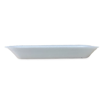Meat Trays, #1.5, 8.38 x 3.94 x 1.1, White, Foam, 1,000/Cart
