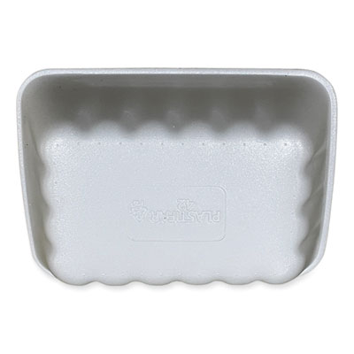 Meat Trays, #42K, 8.75 x 6.32 x 2.25, White, Foam, 252/Carto