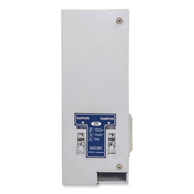 Dual Channel Sanitary Napkin/Tampon Vendor, 25 Cent Coin Mec
