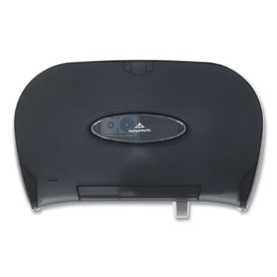 Two-Roll Bathroom Tissue Dispenser, 13.56 x 5.75 x 8.63, Smo