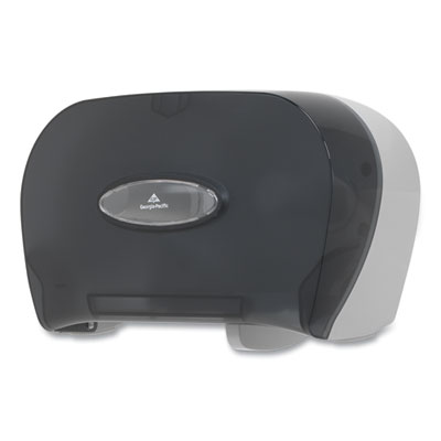 Two-Roll Bathroom Tissue Dispenser, 13.56 x 5.75 x 8.63, Smo