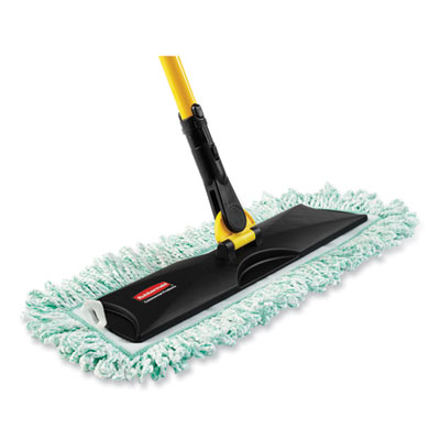 HYGEN Dust Mop Heads With Fringe, Green, 60", Microfiber, Cu