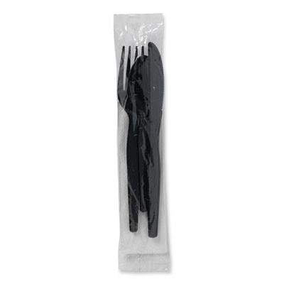 Individually Wrapped Heavyweight Cutlery Set, Fork/Knife/Nap