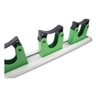 Hang Up Cleaning Tool Holder, 28w x 3.15d x 2.17h, Silver/Gr