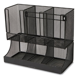Network Collection 2-Tier 6-Compartment Coffee Cup and Condi