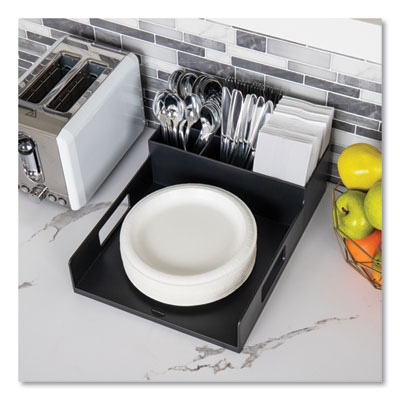 Network Collection Utensil, Napkin and Plate Countertop Orga