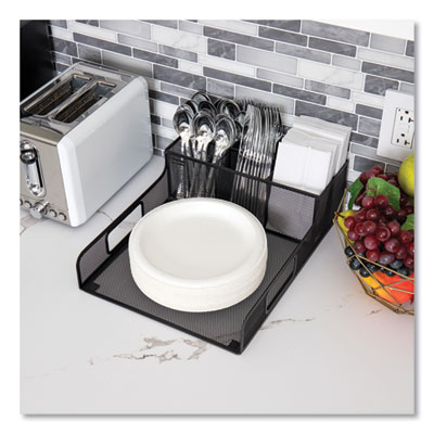 Network Collection Utensil, Napkin and Plate Countertop Orga