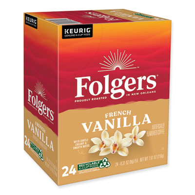 French Vanilla Coffee K-Cups, 24/Box