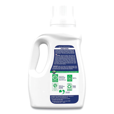 HE Compatible Liquid Detergent, Unscented, 50 Loads, 50 oz B