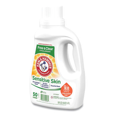 HE Compatible Liquid Detergent, Unscented, 50 Loads, 50 oz B