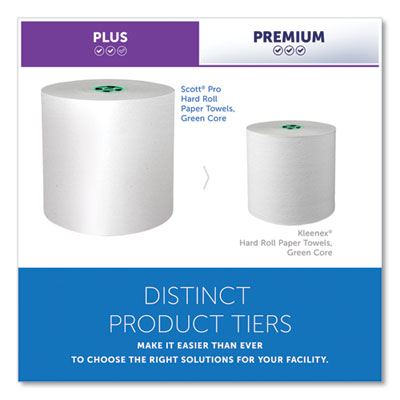 Pro Hard Roll Paper Towels with Absorbency Pockets for Scott