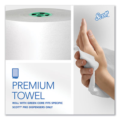 Pro Hard Roll Paper Towels with Absorbency Pockets for Scott