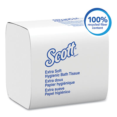 Hygienic Bath Tissue, Septic Safe, 2-Ply, White, 250 Sheets/