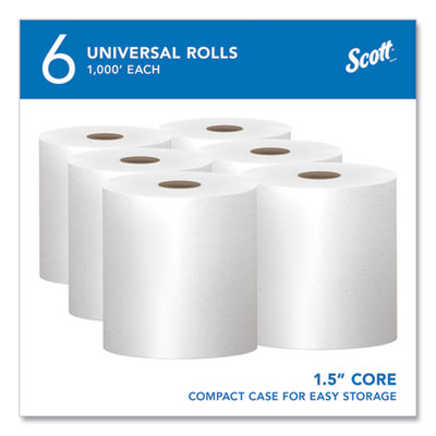 Essential High Capacity Hard Roll Towels for Business, 1-Ply