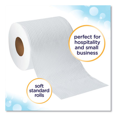 Clean Care Bathroom Tissue, Septic Safe, 1-Ply, White, 170 S
