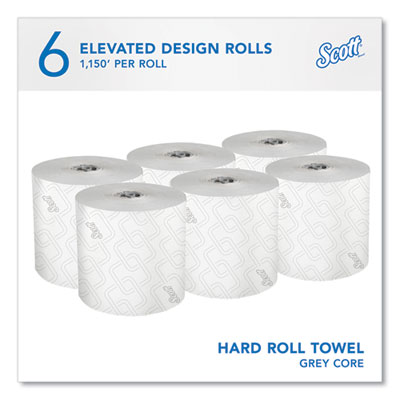 Pro Hard Roll Paper Towels with Elevated Scott Design for Sc