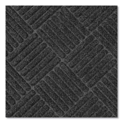 Ecomat Crosshatch Entry Mat, Rectangular, Charcoal Gray Crus