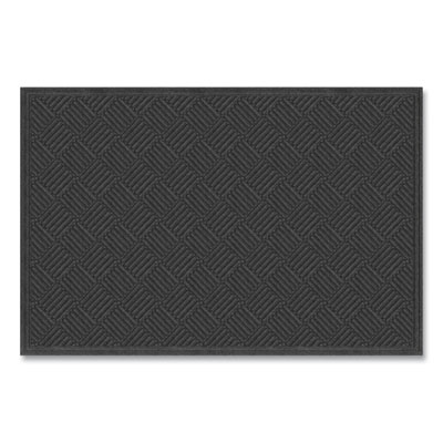 Ecomat Crosshatch Entry Mat, Rectangular, Charcoal Gray Crus