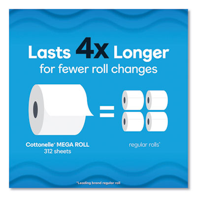 Ultra CleanCare Toilet Paper, Strong Tissue, Septic Safe, 1-