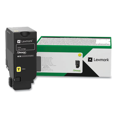 74C0SYG Return Program Toner, 7,000 Page-Yield, Yellow