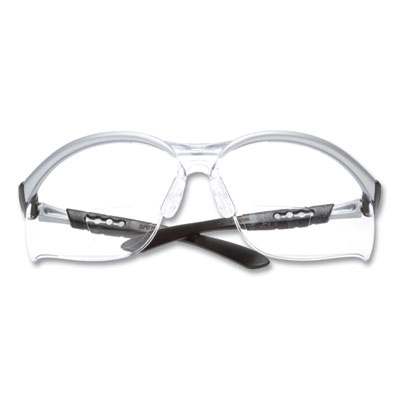 BX Molded-In Diopter Safety Glasses, 2.5+ Diopter, Silver/Bl