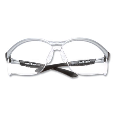 BX Molded-In Diopter Safety Glasses, 2.0+ Diopter, Silver/Bl