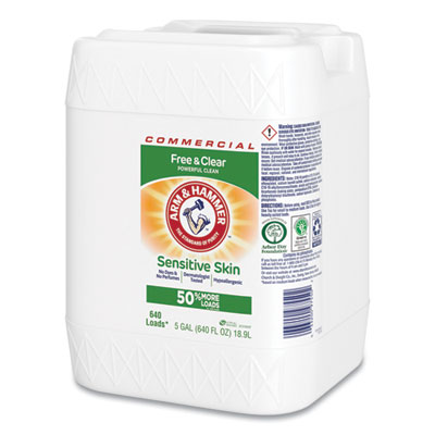 HE Compatible Liquid Detergent, Free and Clear/Unscented, 64