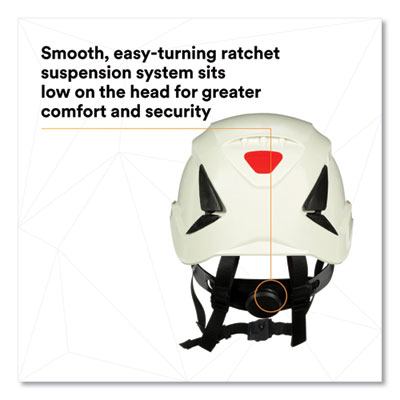 SecureFit X5000 Series Safety Helmets, Brimless, 6-Point Pre