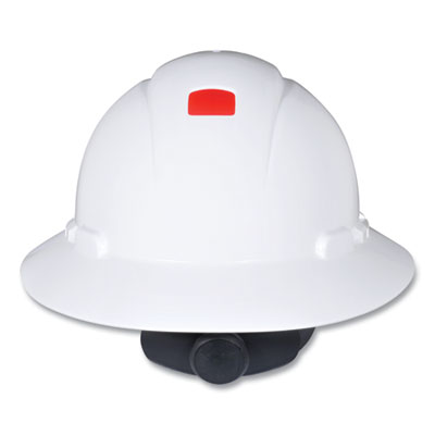 SecureFit H-800 Series Hard Hat with UVicator, Full Brim, 4-