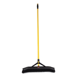 Maximizer Push-to-Center Broom, 24", Polypropylene Bristles,