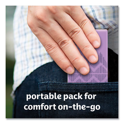 On The Go Packs Facial Tissues, 3-Ply, White, 10 Sheets/Pouc