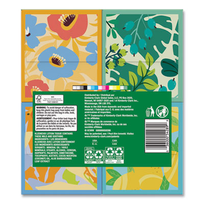 Soothing Lotion Facial Tissue, 3-Ply, White, 60 Sheets/Box,