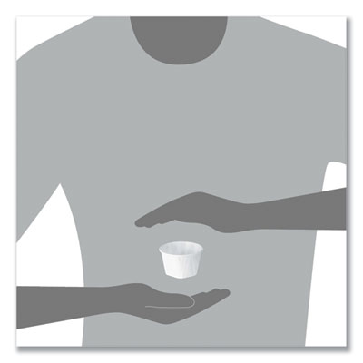 Paper Portion Cups, ProPlanet Seal, 3.25 oz, White, 250/Bag,