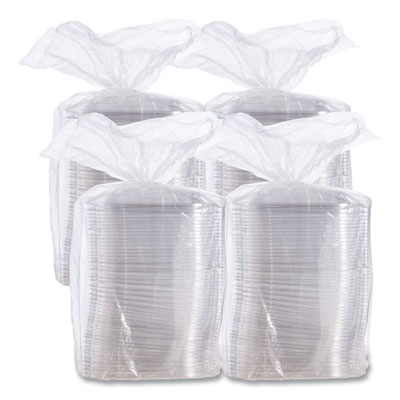 PresentaBowls Pro Clear Square Lids for 24 oz to 32 oz Bowls