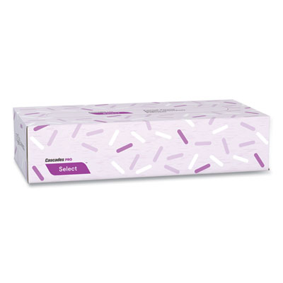Select Flat Box Facial Tissue, 2-Ply, White, 100 Sheets/box,