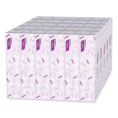 Select Flat Box Facial Tissue, 2-Ply, White, 100 Sheets/box,