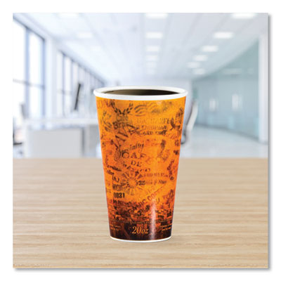 Fusion Escape Foam Hot/cold Cups, 20 Oz, Brown/black, 500/ca