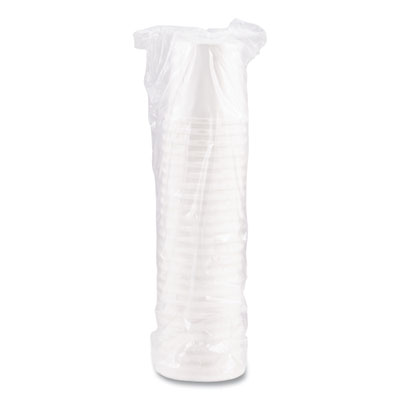 Flexstyle Double Poly Paper Containers, 16 oz, White, Paper,