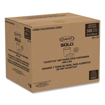 Flexstyle Double Poly Food Combo Packs, 32 oz, Symphony, Pap
