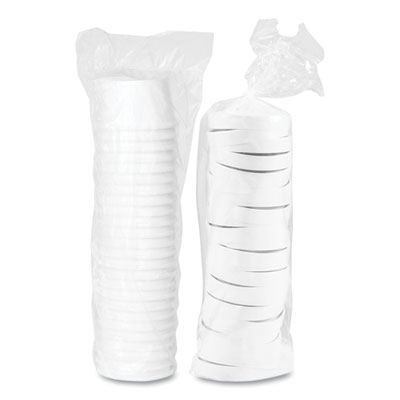 Flexstyle Double Poly Food Combo Packs, 8 oz, White, Paper,