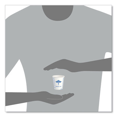 Paper Medical and Dental Graduated Cups, ProPlanet Seal, 3 o