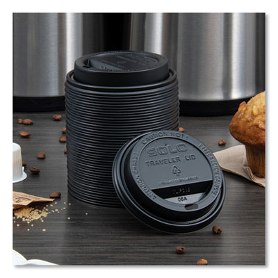 Traveler Cappuccino Style Dome Lid, Fits 10 oz to 24 oz Hot