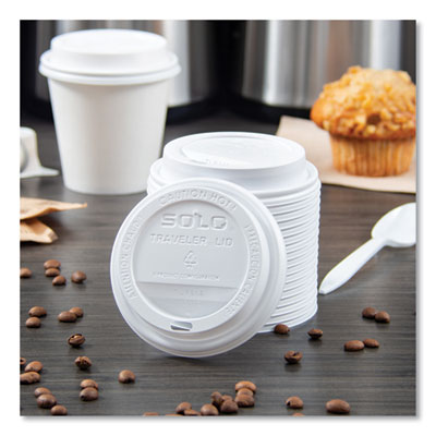 Traveler Cappuccino Style Dome Lid, Fits 10 oz to 24 oz Hot