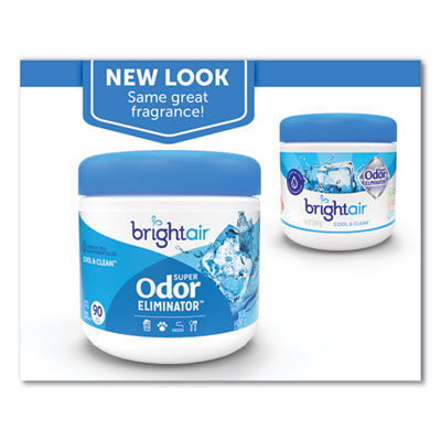 Super Odor Eliminator, Cool And Clean, Blue, 14 Oz Jar, 6/ca