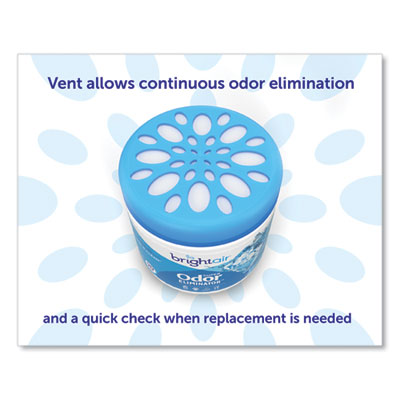 Super Odor Eliminator, Cool And Clean, Blue, 14 Oz Jar, 6/ca