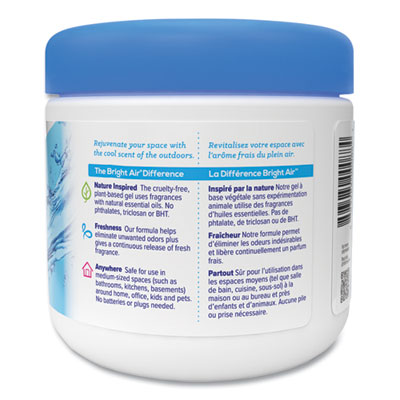 Super Odor Eliminator, Cool And Clean, Blue, 14 Oz Jar, 6/ca